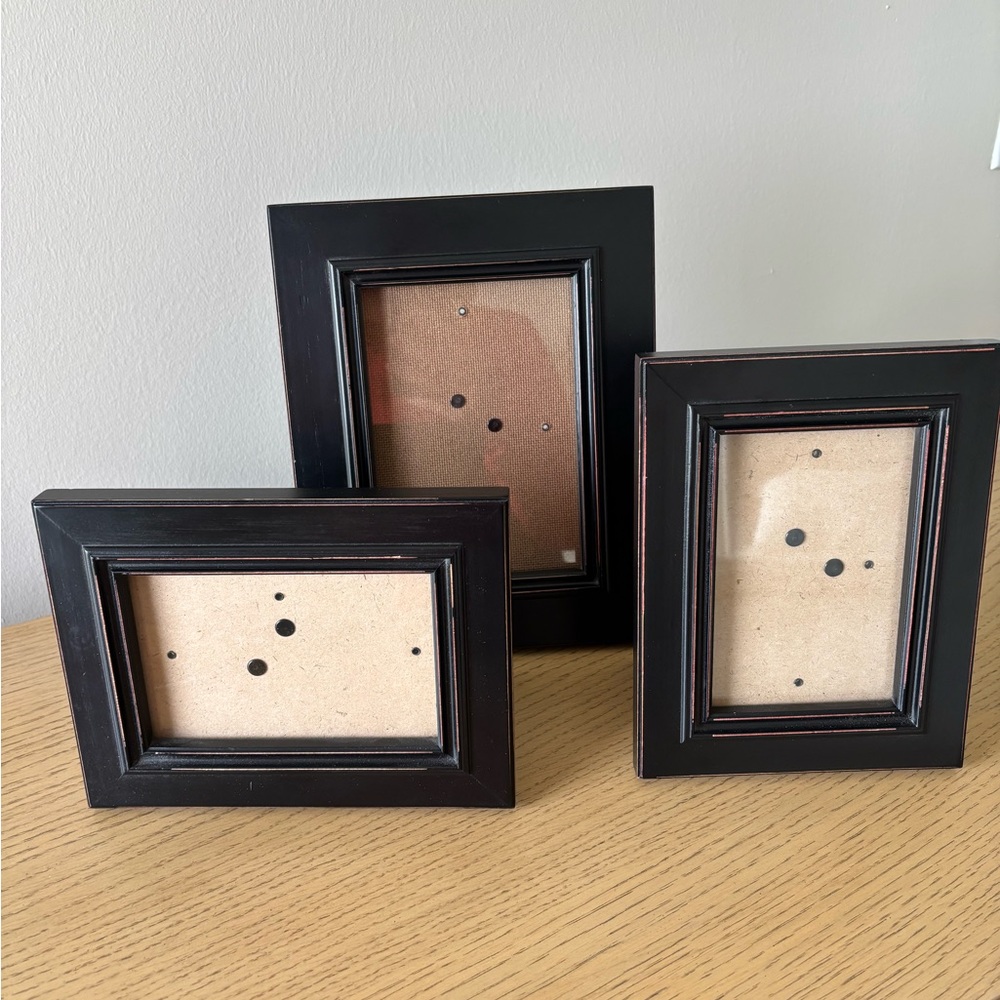 Elegant Espresso Picture Frame Set